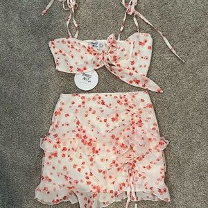 White two piece set: Princess Polly